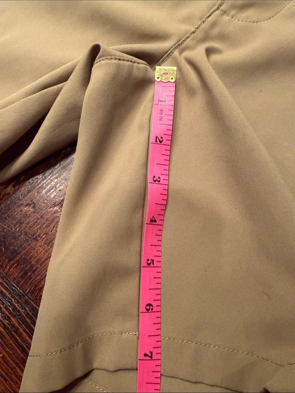 bcg Tan Flat-Front Kids Performance Shorts-Size Small
